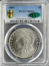Load image into Gallery viewer, 1885-P Morgan Silver Dollar PCGS MS65 (CAC) - - Blast White