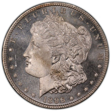 Load image into Gallery viewer, 1896-P Morgan Silver Dollar PCGS MS65 DMPL (DPL) - Frosty White Deep Mirror Gem