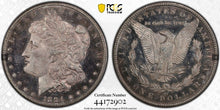 Load image into Gallery viewer, 1884-CC $ Morgan Silver Dollar -- PCGS Secure MS63 DMPL (DPL)