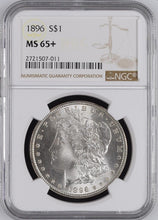 Load image into Gallery viewer, 1896-P Morgan Silver Dollar -- NGC MS65+ Blast White Gem