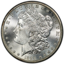 Load image into Gallery viewer, 1889-S Morgan Silver Dollar PCGS MS65+ Very Lustrous and Frosty Blast White Gem