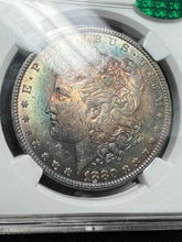 Load image into Gallery viewer, 1880-O $1 Morgan Silver Dollar NGC MS63 & (CAC)  - - Beautifully Rainbow Toned