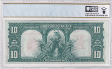 Load image into Gallery viewer, 1901 $10 Legal Tender Bison MULE Note FR 121m  PCGS Banknote - GEM UNC 66PPQ