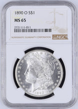 Load image into Gallery viewer, 1890-O Morgan Silver Dollar MS65 - - Nicely Struck, Lustrous and Blast White