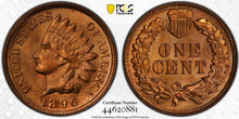 Load image into Gallery viewer, 1896 1¢ Indian Head Cent -- PCGS MS65+ RED & (CAC)
