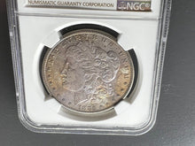 Load image into Gallery viewer, 1885-O Morgan Silver Dollar NGC MS65 - Blue, Russet, Golden & Green Toning