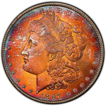 Load image into Gallery viewer, 1897-P Morgan Silver Dollar PCGS MS65 - - Magnificent Fireball Coming At You