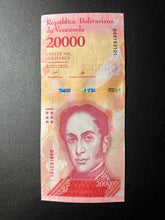 Load image into Gallery viewer, Venezuela 20000 (20,000) Bolivares 2017 Gem UNC 100 Note Stack