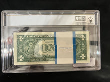 Load image into Gallery viewer, 1963 $1 Federal Reserve BARR Notes PCGS Slabbed 100 Consecutive Count Stack MS64