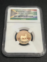 Load image into Gallery viewer, South Africa 2016 Krugerrand - First 150 Struck - 4pc Gold NGC Proof 70 Gem Set
