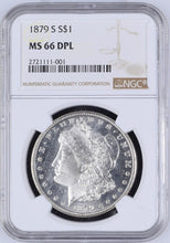 Load image into Gallery viewer, 1879-S $1 Morgan Silver Dollar NGC MS66 DPL (DMPL) - Deep Mirrors & Frosty Gem