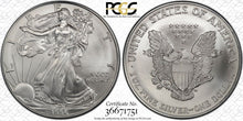 Load image into Gallery viewer, 1996 1oz Silver Eagle PCGS MS70 - Rare in top grade in the preferred PCGS Slab