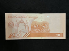 Load image into Gallery viewer, 5 X 2021 Venezuela 20 Bolivares Banknote UNC (Uncirculated) P117