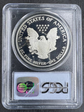 Load image into Gallery viewer, 1995-W Silver Eagle $1 PCGS PR 69 DCAM Proof The Key to the Series No Spots!