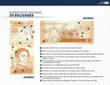 Load image into Gallery viewer, 3 X 2021 Venezuela 20 Bolivares Banknote UNC (Uncirculated) P117