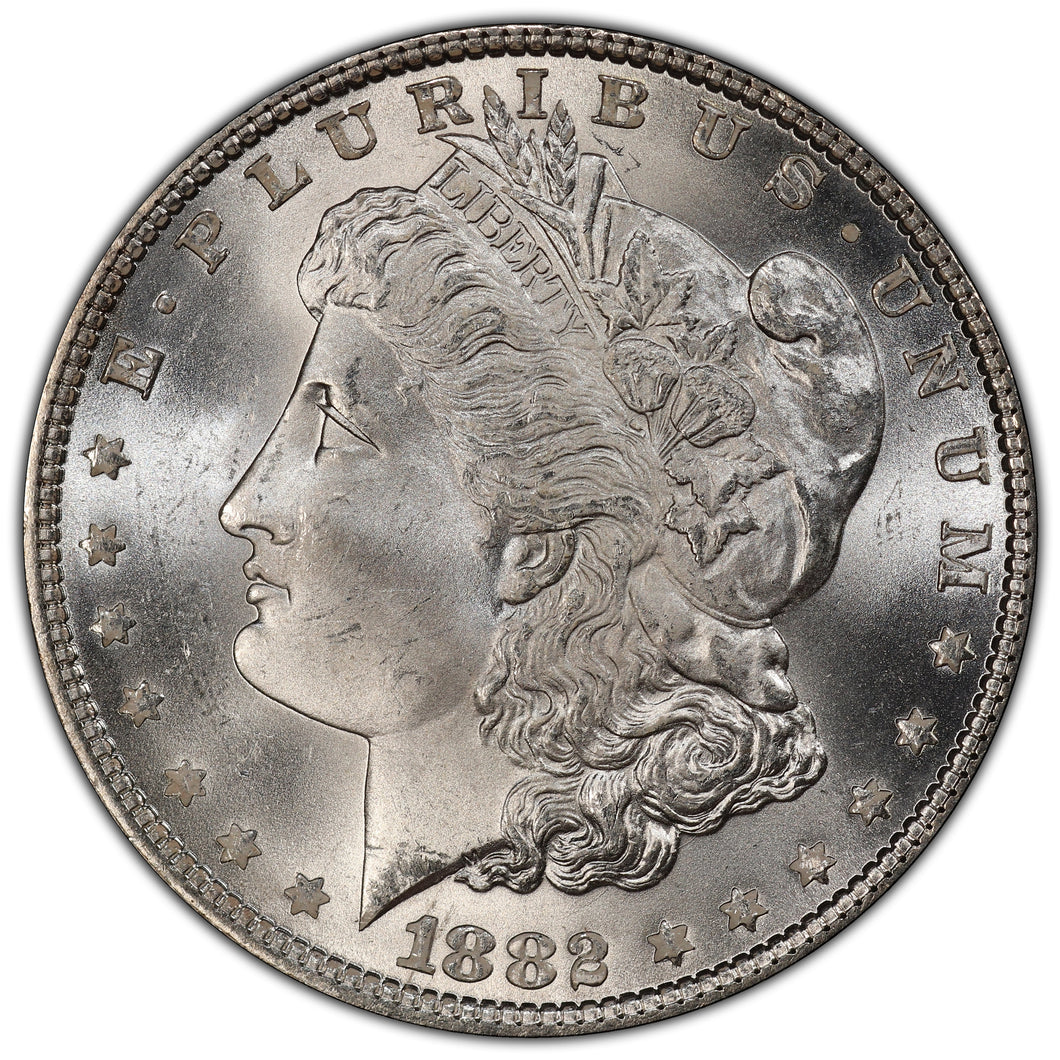 1882-P $1 Morgan Dollar PCGS MS65 CAC - Frosty White Gem