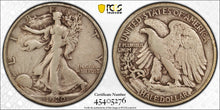 Load image into Gallery viewer, 1920-D 50C Walking Liberty PCGS VF30
