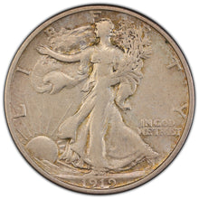 Load image into Gallery viewer, 1919-S 50C Walking Liberty PCGS VF30
