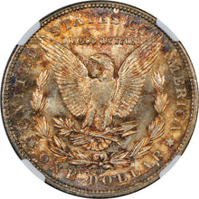 Load image into Gallery viewer, 1904-O $1 Morgan Dollar NGC MS65 - Breathtaking Sea Green, Blue &amp; Gold Toned Gem
