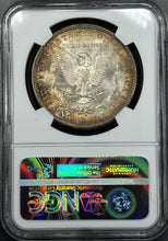 Load image into Gallery viewer, 1881-S $1 Morgan Dollar NGC MS65 - Lively Orange &amp; Green Toning - Great Strike!
