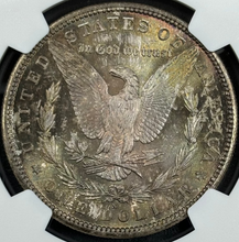 Load image into Gallery viewer, 1881-S $1 Morgan Dollar NGC MS66+ -- Blast White Gem w/ Incredible Toned Reverse
