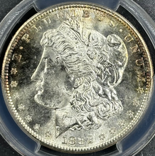 Load image into Gallery viewer, 1882-S $1 Morgan PCGS MS65 -- Beautiful Gem w/ Light Golden Peripheral Toning
