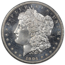 Load image into Gallery viewer, 1904-O $1 Morgan Dollar PCGS MS65 DMPL -- Remarkable Blast White Flashy Gem
