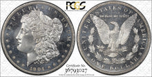 Load image into Gallery viewer, 1904-O $1 Morgan Dollar PCGS MS65 DMPL -- Remarkable Blast White Flashy Gem
