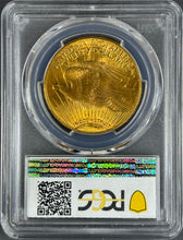 Load image into Gallery viewer, 1915-S $20 Gold Saint Gaudens Double Eagle PCGS MS65 - Rich Vibrant Orange Gold
