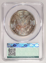 Load image into Gallery viewer, 1880-S $1 Morgan Dollar CACG MS65 -- Golden Orange, Blue &amp; Russet Toned Gem
