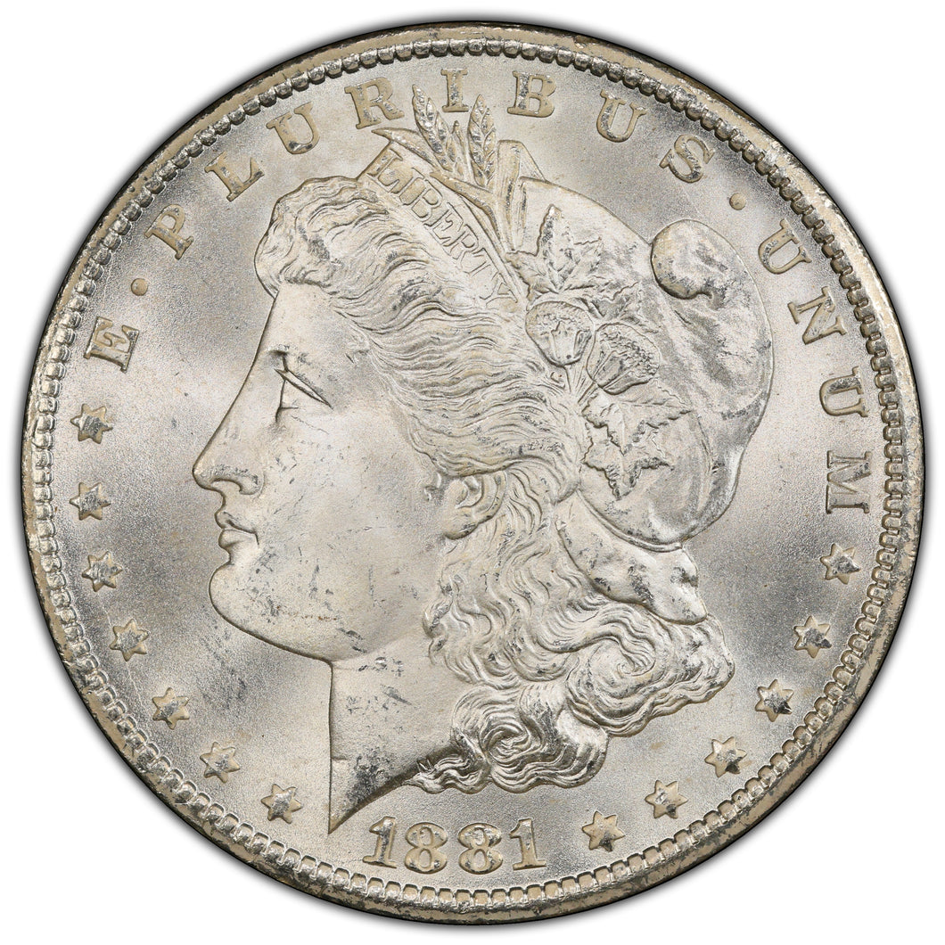 1881-CC $1 Morgan Dollar PCGS MS66 Astonishing Bright White Gem w/ Great Strike!