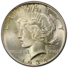 Load image into Gallery viewer, 1934-P $1 Peace Dollar PCGS MS66 -- Phenomenal Lustrous Gem Better Date!
