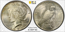 Load image into Gallery viewer, 1934-P $1 Peace Dollar PCGS MS66 -- Phenomenal Lustrous Gem Better Date!
