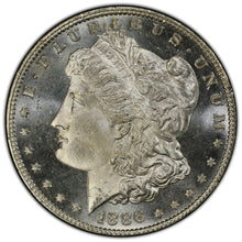 Load image into Gallery viewer, 1886-P $1 Morgan Dollar PCGS MS66 DMPL -- Spectacular Deep Mirror Gem &amp; Frosty!
