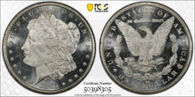 Load image into Gallery viewer, 1885-CC $1 Morgan Dollar PCGS MS65 DMPL Black &amp; White Frosty Cameo Deep Mirrors
