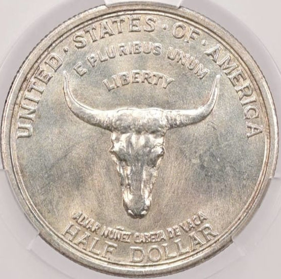 1935-P 50C Spanish Trail Commemorative CACG MS65 Stunning Bright & Lustrous Gem