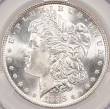 Load image into Gallery viewer, 1885-P $1 Morgan Dollar CACG MS65 Spectacular Bright White Gem w/ Great Strike!
