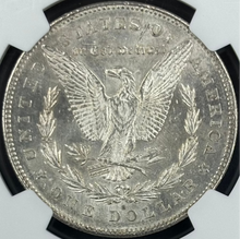 Load image into Gallery viewer, 1879-S $1 Morgan Reverse Of 1878 NGC MS60 Flashy &amp; Strong Strike Rare Variety
