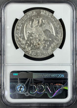 Load image into Gallery viewer, Mexico Republic 1875 Mo-BH 8 Reales NGC AU58 - Nice Bright Coin
