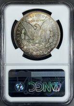 Load image into Gallery viewer, 1889-P $1 Morgan Dollar NGC MS66+ -- Beautiful Blue, Orange &amp; Russet Toned Gem
