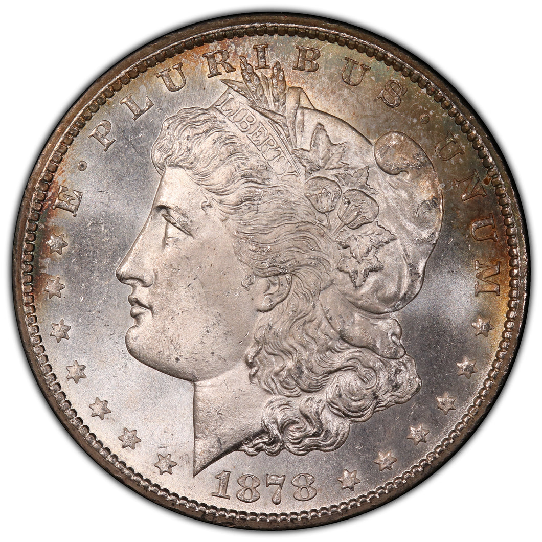 1878-CC $1 Morgan Silver Dollar PCGS MS65 Flashy & Lustrous Blast White