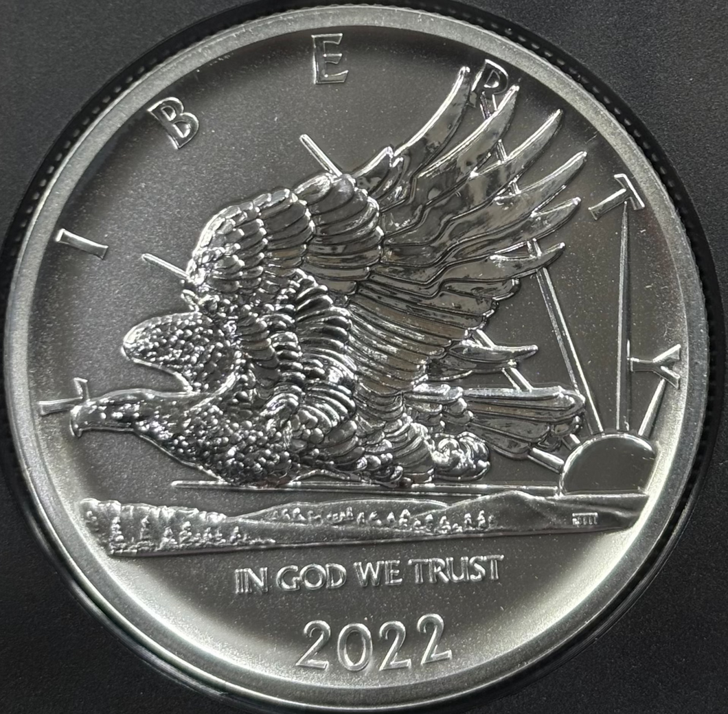 2022 2oz Silver Double Eagle High Relief Reverse Proof - NGC PF70 - Mercanti