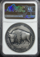 Load image into Gallery viewer, 2023 $2 Onc Papa Bison Ultra High Relief - NGC MS70 - Oglala Lakota Sioux Nation
