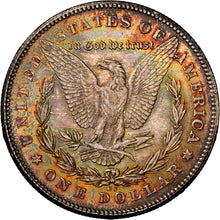 Load image into Gallery viewer, 1878-CC $1 Morgan Silver Dollar -- NGC MS65 -- Rich Brilliant Sunset Toning
