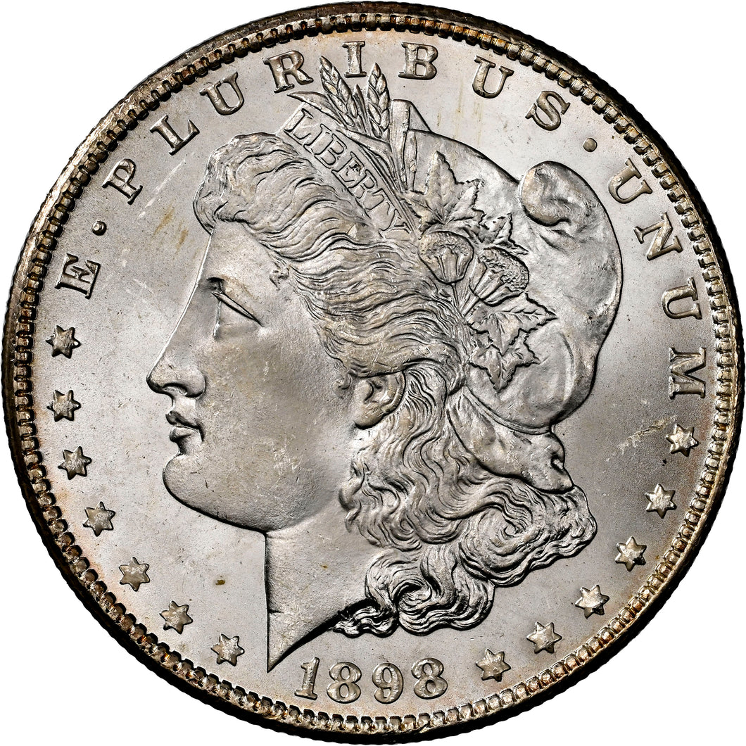 1898-O $1 Morgan Dollar NGC MS67 -- Spectacular Blast White Gem w/ Great Strike!