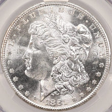Load image into Gallery viewer, 1881-S $1 Morgan Dollar CACG MS65 -- Remarkable Bright White Gem w/ Nice Strike!
