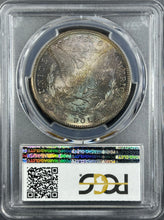 Load image into Gallery viewer, 1882-S $1 Morgan Dollar PCGS MS66 -- Remarkable Deep Sea Green &amp; Blue Toned Gem
