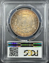 Load image into Gallery viewer, 1888-P $1 Morgan Dollar PCGS MS66 -- Spectacular Sea Green, Gold &amp; Russet Toning
