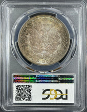 Load image into Gallery viewer, 1882-S $1 Morgan Dollar PCGS MS67 -- Attractive Sea Green &amp; Russet Toned Gem
