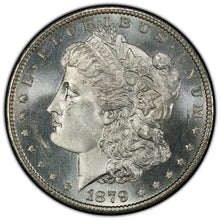 Load image into Gallery viewer, 1879-S $1 Morgan Dollar PCGS MS66 Stunning Blast White Clean Cheek Great Strike
